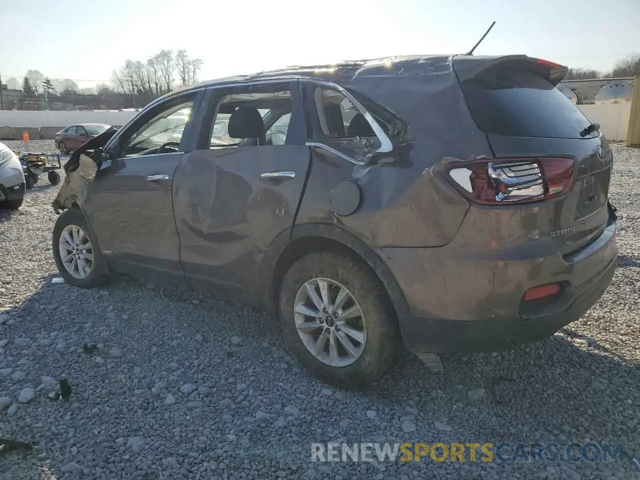2 fotografías del automóvil dañado 5XYPGDA53LG613403 KIA SORENTO 2020