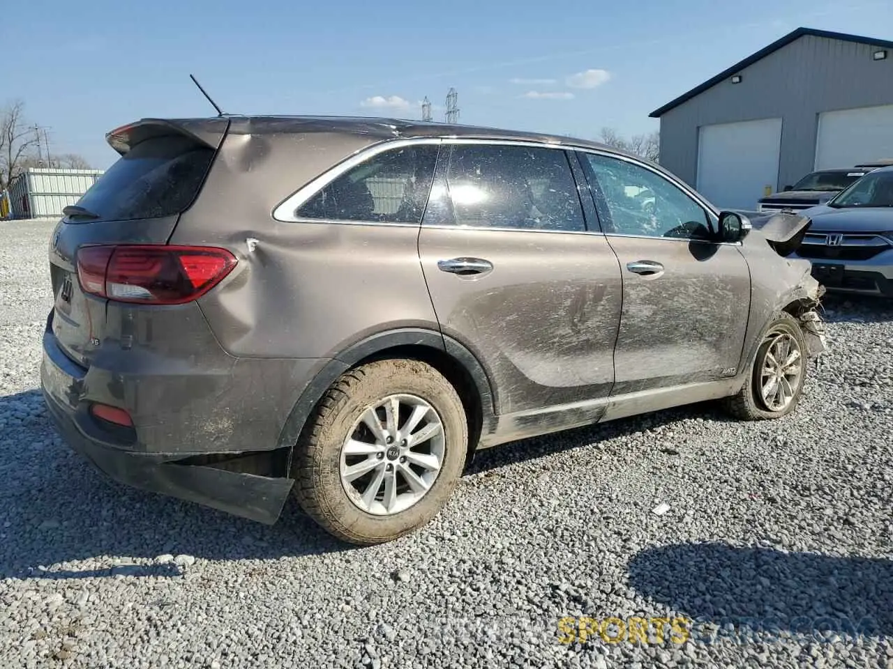 3 fotografías del automóvil dañado 5XYPGDA53LG613403 KIA SORENTO 2020