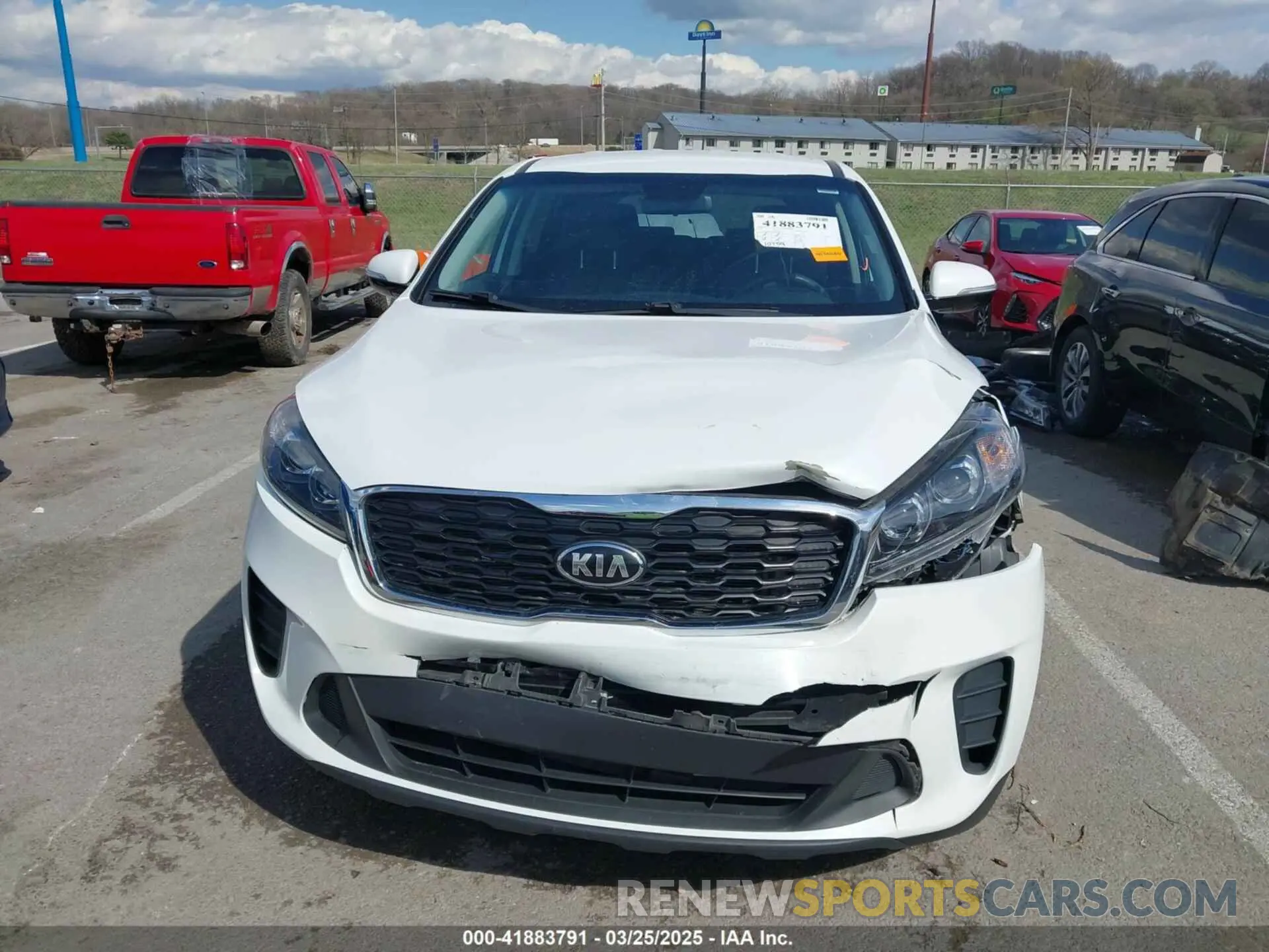 12 fotografías del automóvil dañado 5XYPGDA55LG613631 KIA SORENTO 2020