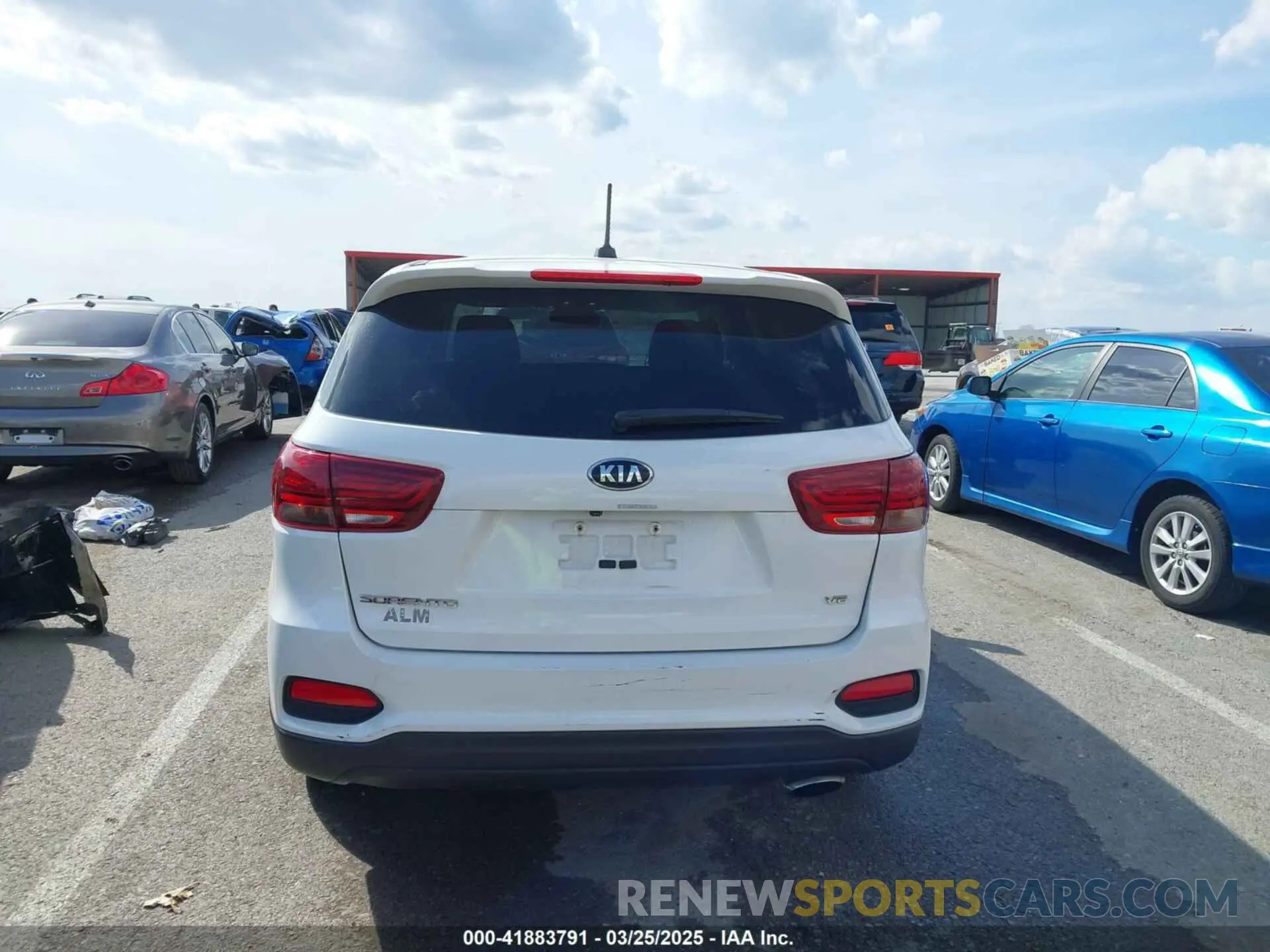 16 fotografías del automóvil dañado 5XYPGDA55LG613631 KIA SORENTO 2020
