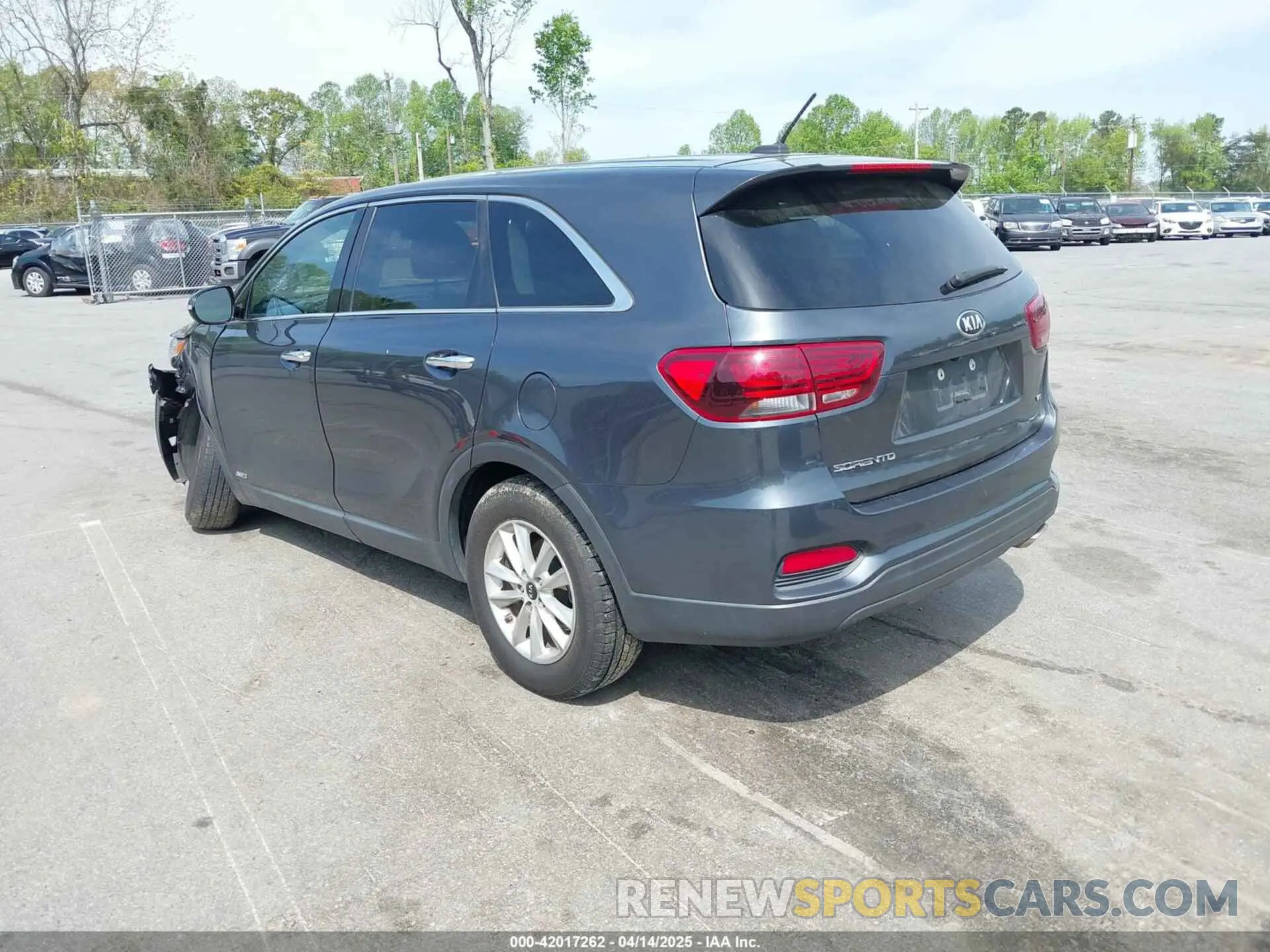 3 fotografías del automóvil dañado 5XYPGDA58LG618502 KIA SORENTO 2020