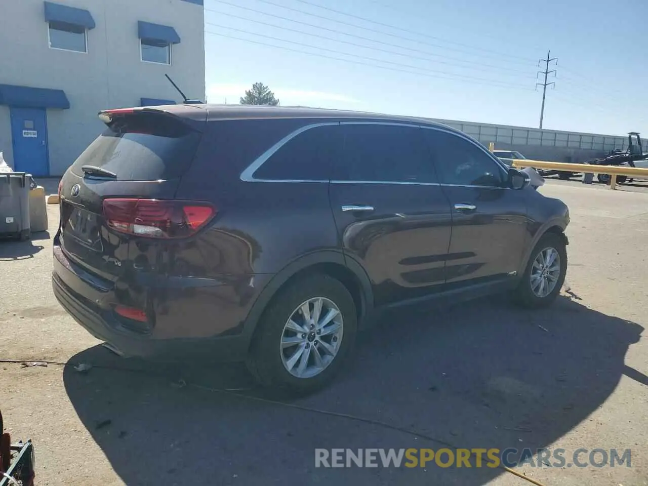 3 fotografías del automóvil dañado 5XYPGDA58LG618600 KIA SORENTO 2020