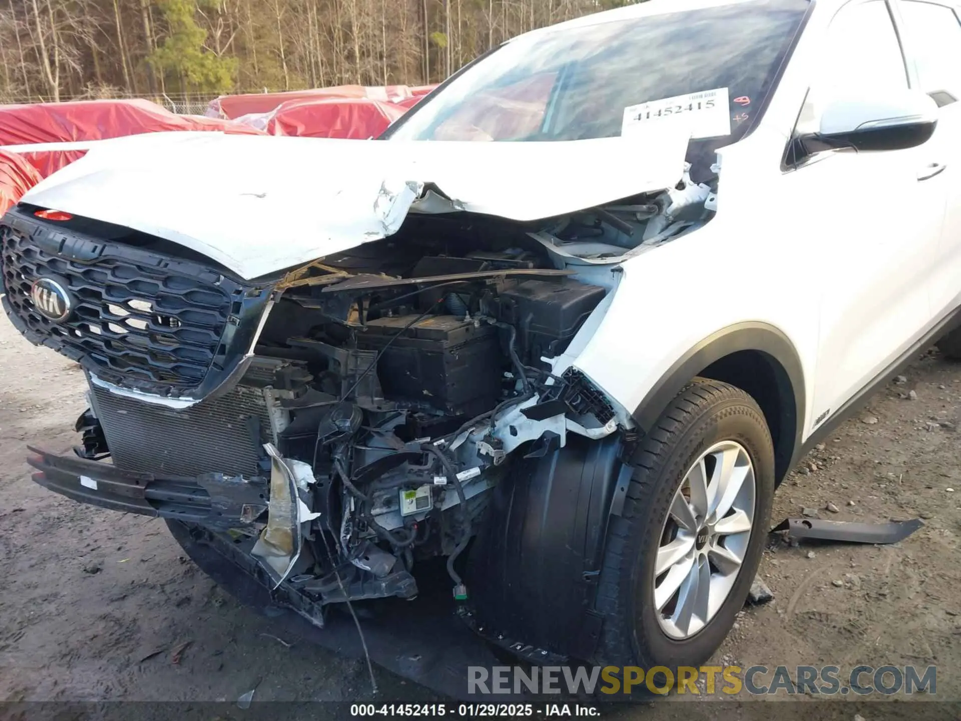6 fotografías del automóvil dañado 5XYPGDA59LG620680 KIA SORENTO 2020