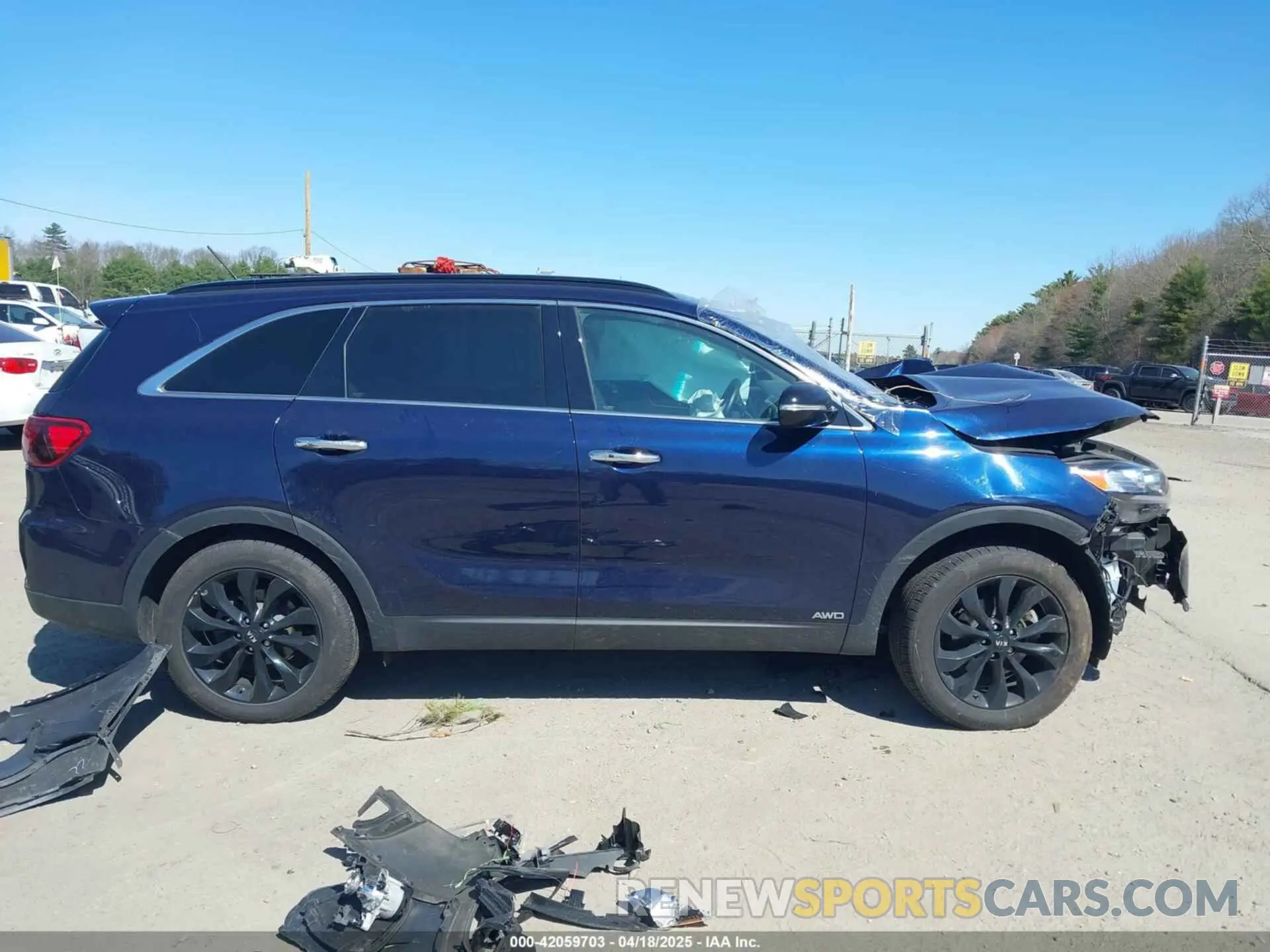 12 fotografías del automóvil dañado 5XYPGDA59LG684461 KIA SORENTO 2020
