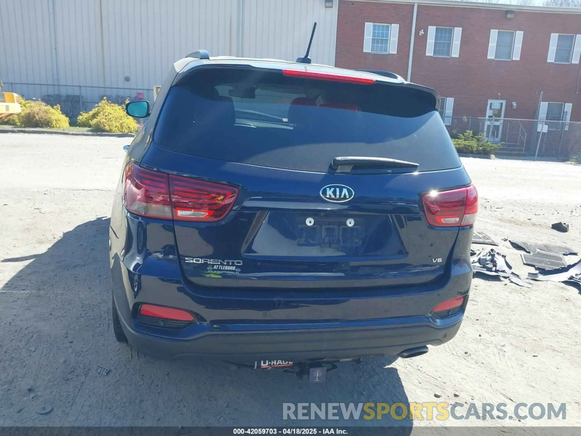 15 fotografías del automóvil dañado 5XYPGDA59LG684461 KIA SORENTO 2020