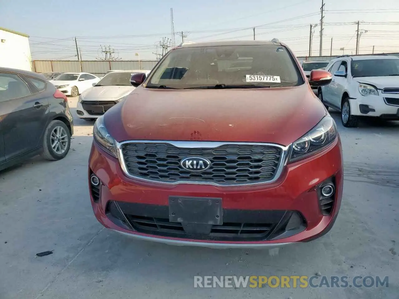 5 fotografías del automóvil dañado 5XYPH4A59LG701885 KIA SORENTO 2020