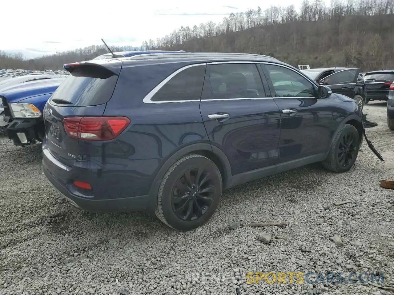 3 fotografías del automóvil dañado 5XYPH4A59LG709341 KIA SORENTO 2020
