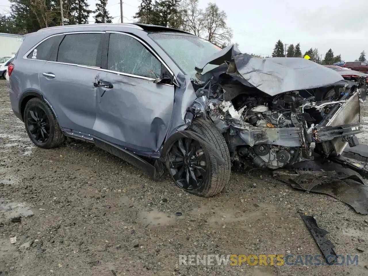 4 fotografías del automóvil dañado 5XYPH4A5XLG702639 KIA SORENTO 2020