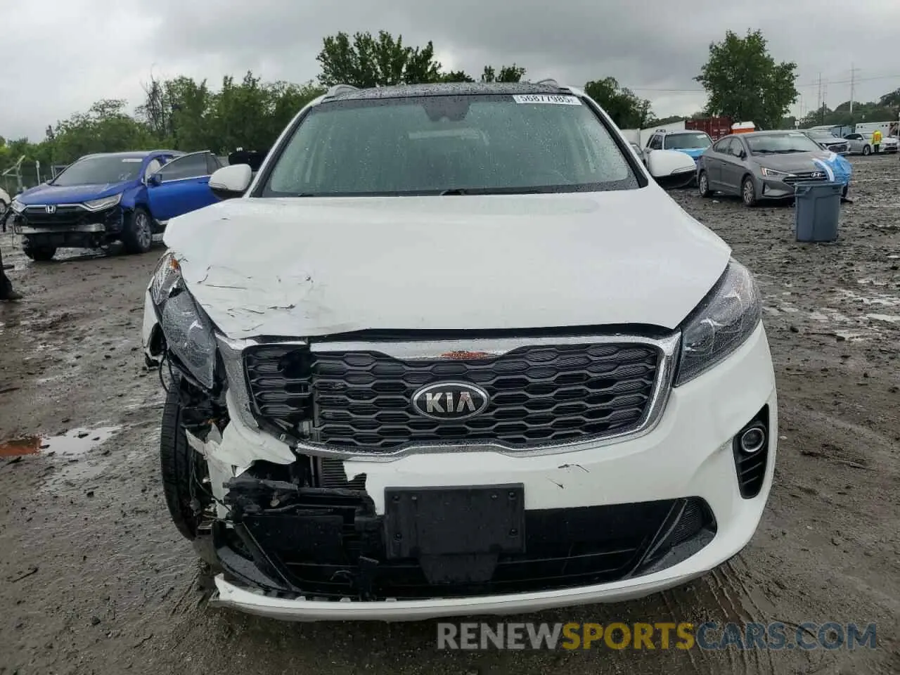 5 fotografías del automóvil dañado 5XYPHDA53LG678720 KIA SORENTO 2020