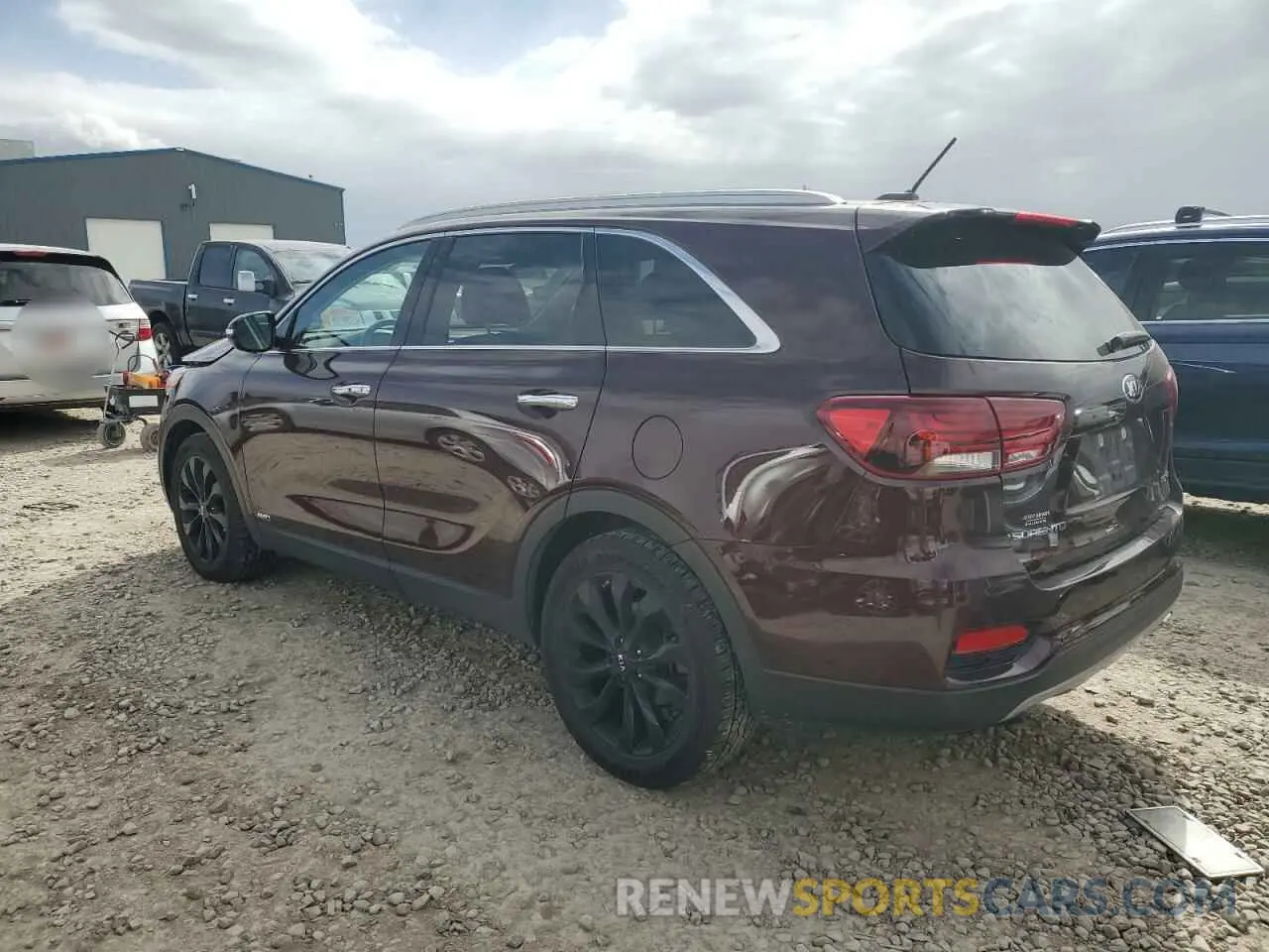 2 fotografías del automóvil dañado 5XYPHDA56LG694667 KIA SORENTO 2020