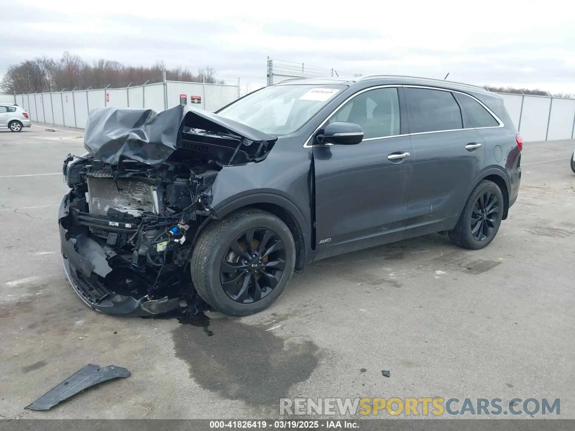 2 fotografías del automóvil dañado 5XYPHDA58LG709928 KIA SORENTO 2020