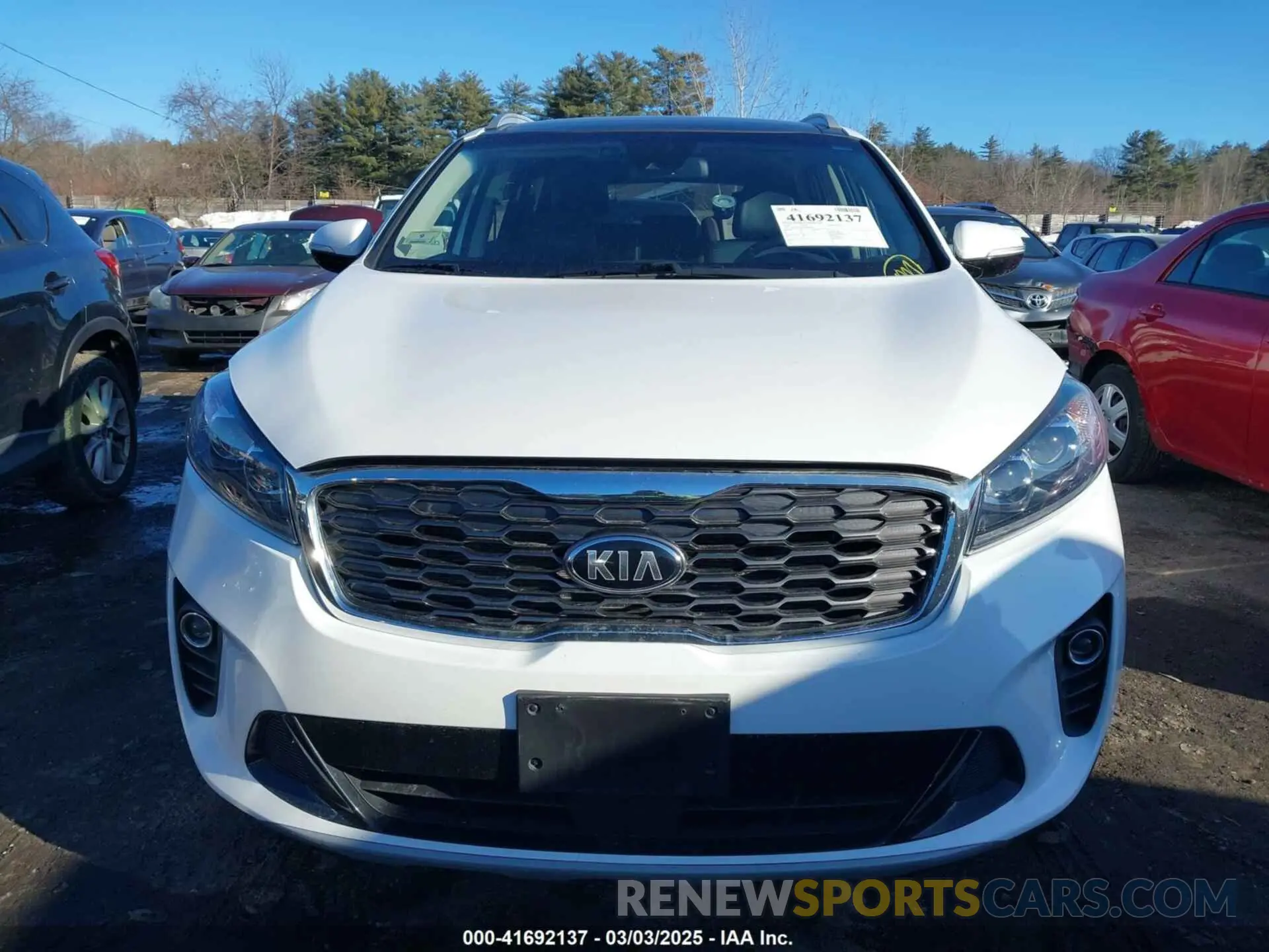 6 fotografías del automóvil dañado 5XYPHDA5XLG696406 KIA SORENTO 2020