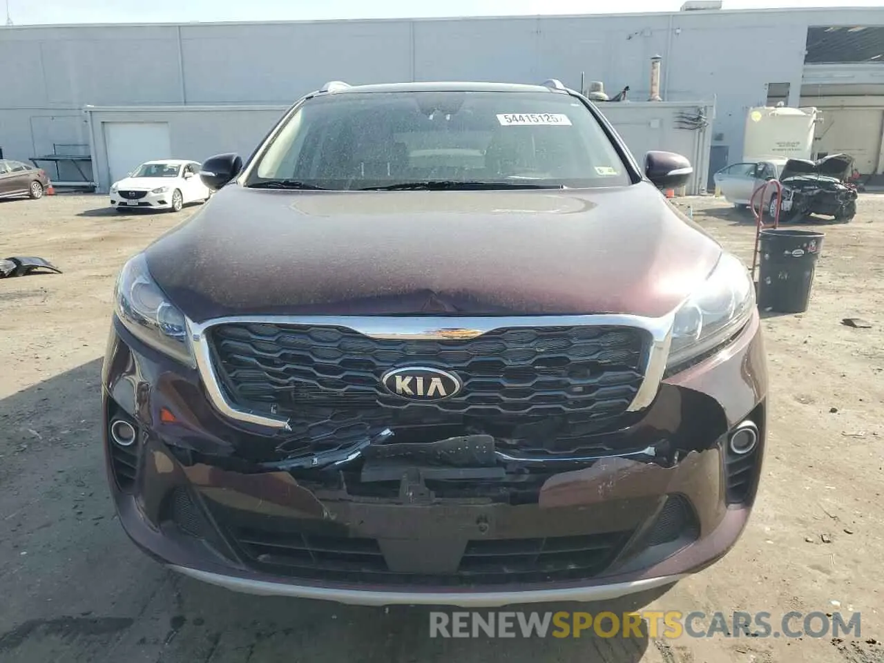 5 fotografías del automóvil dañado 5XYPHDA5XLG707405 KIA SORENTO 2020