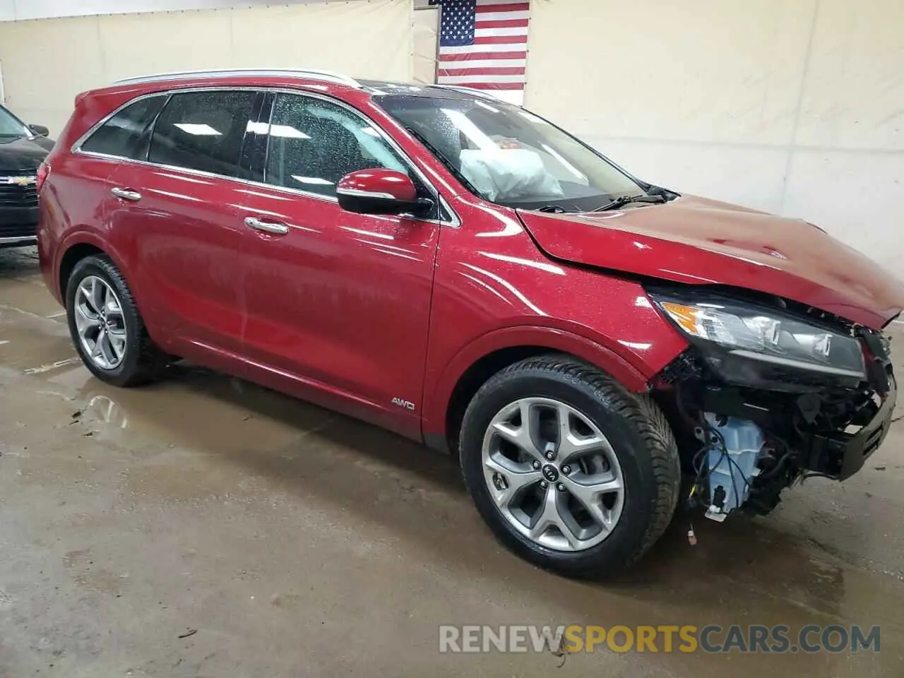 4 fotografías del automóvil dañado 5XYPKDA51LG670620 KIA SORENTO 2020