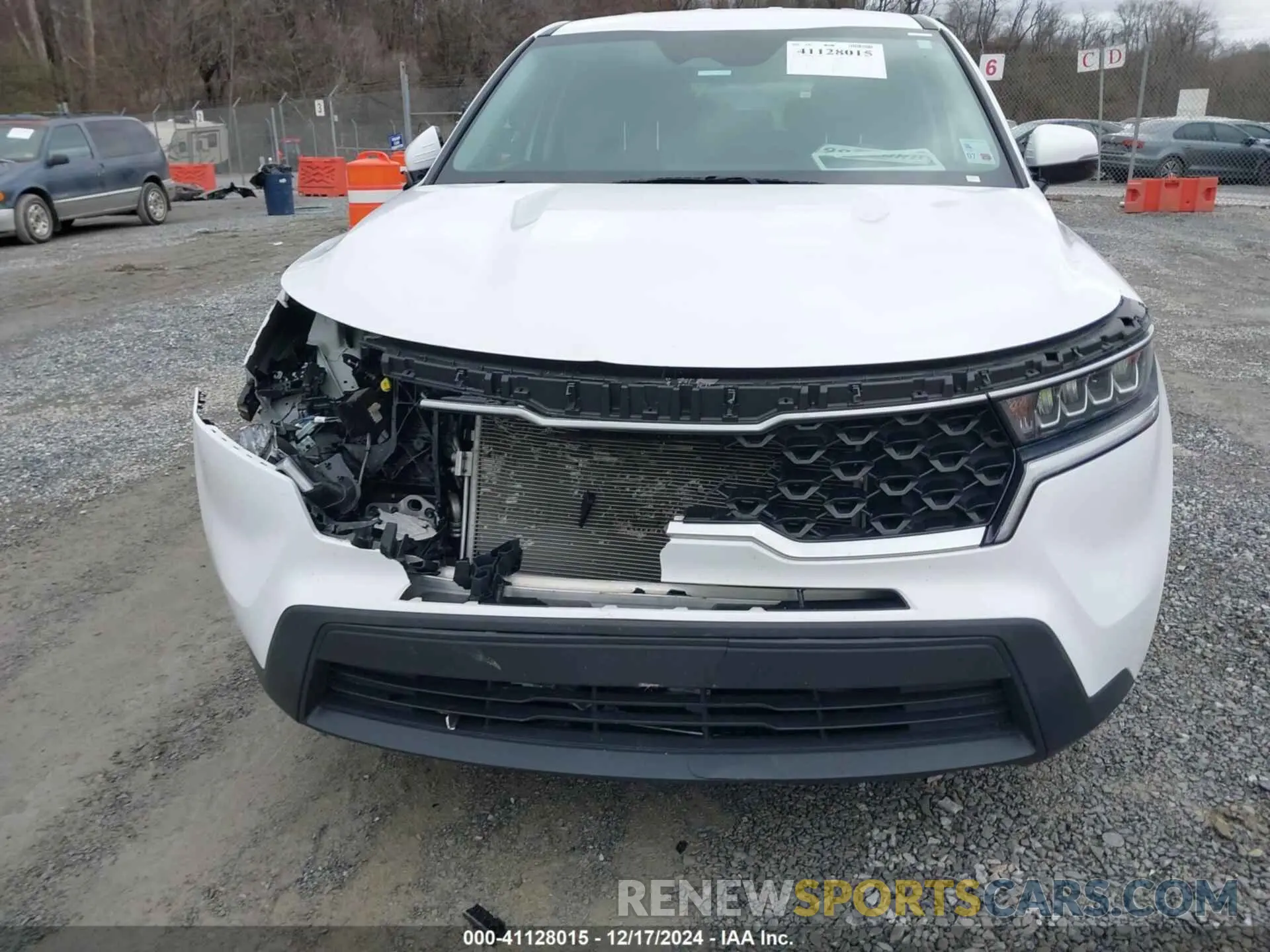 12 fotografías del automóvil dañado 5XYRG4LC0MG034150 KIA SORENTO 2021
