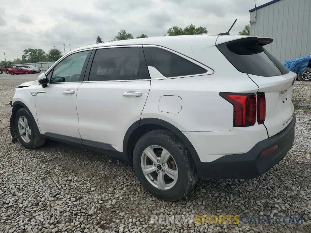 2 fotografías del automóvil dañado 5XYRG4LC1MG003361 KIA SORENTO 2021