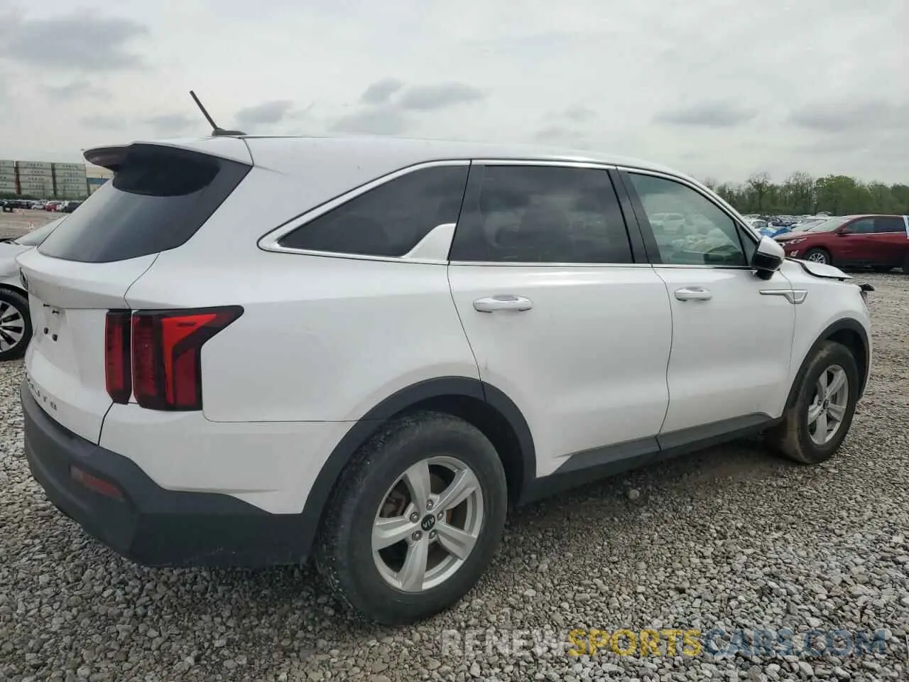 3 fotografías del automóvil dañado 5XYRG4LC1MG003361 KIA SORENTO 2021