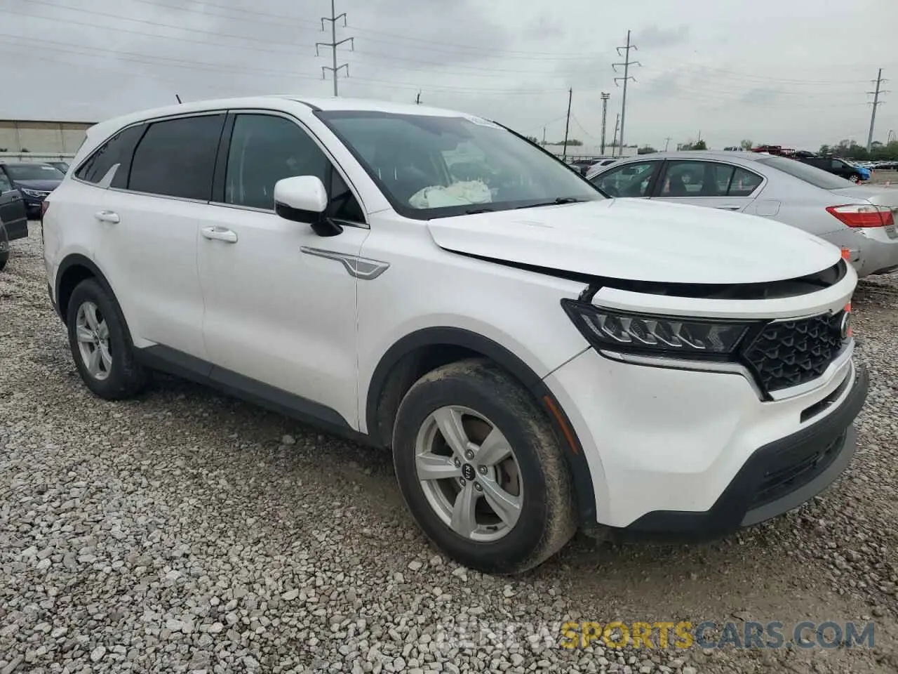4 fotografías del automóvil dañado 5XYRG4LC1MG003361 KIA SORENTO 2021