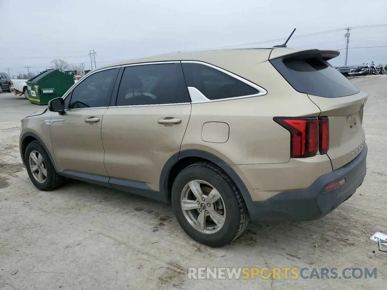 2 fotografías del automóvil dañado 5XYRG4LC2MG009833 KIA SORENTO 2021