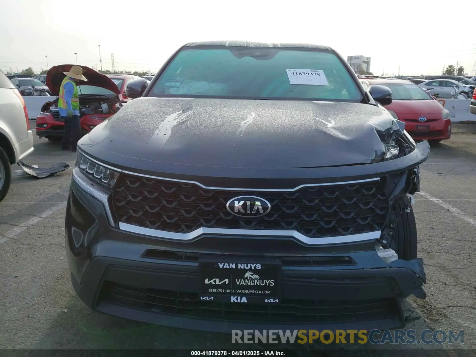 12 fotografías del automóvil dañado 5XYRG4LC2MG044534 KIA SORENTO 2021