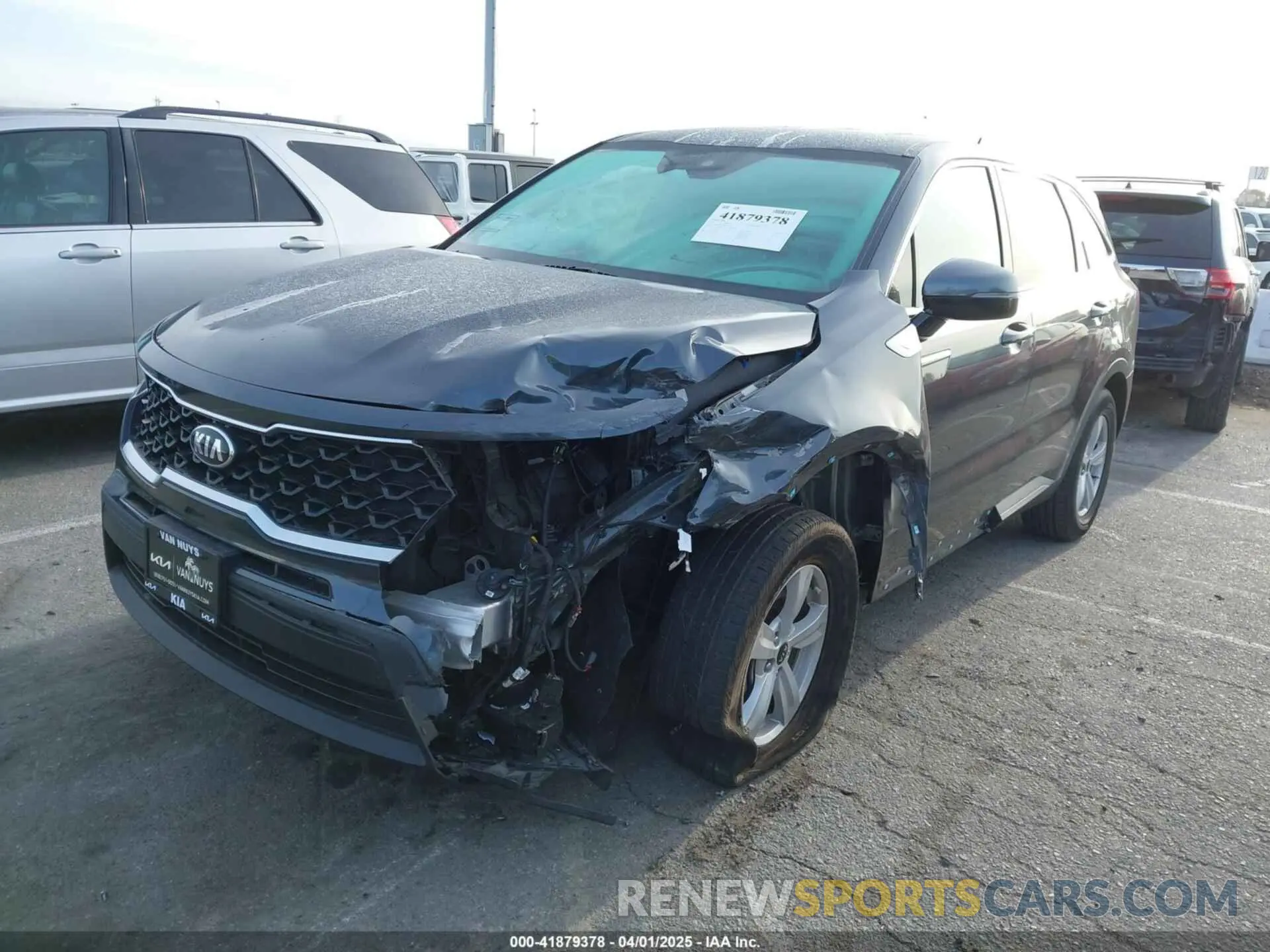 2 fotografías del automóvil dañado 5XYRG4LC2MG044534 KIA SORENTO 2021