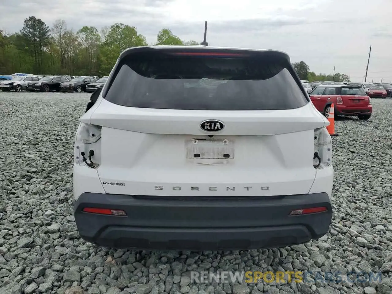 6 fotografías del automóvil dañado 5XYRG4LC3MG022168 KIA SORENTO 2021