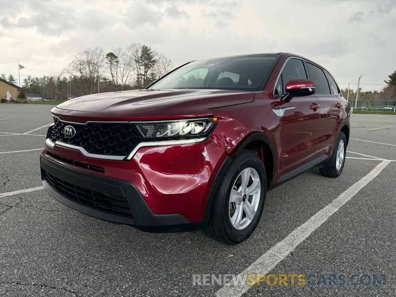 2 fotografías del automóvil dañado 5XYRG4LC3MG065165 KIA SORENTO 2021