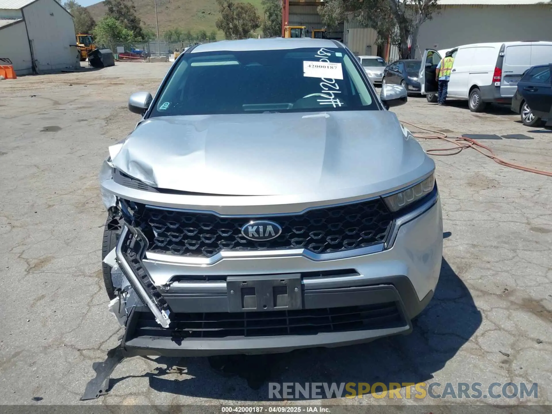12 fotografías del automóvil dañado 5XYRG4LC5MG021586 KIA SORENTO 2021