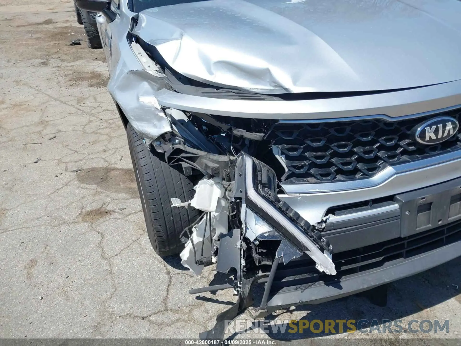 6 fotografías del automóvil dañado 5XYRG4LC5MG021586 KIA SORENTO 2021