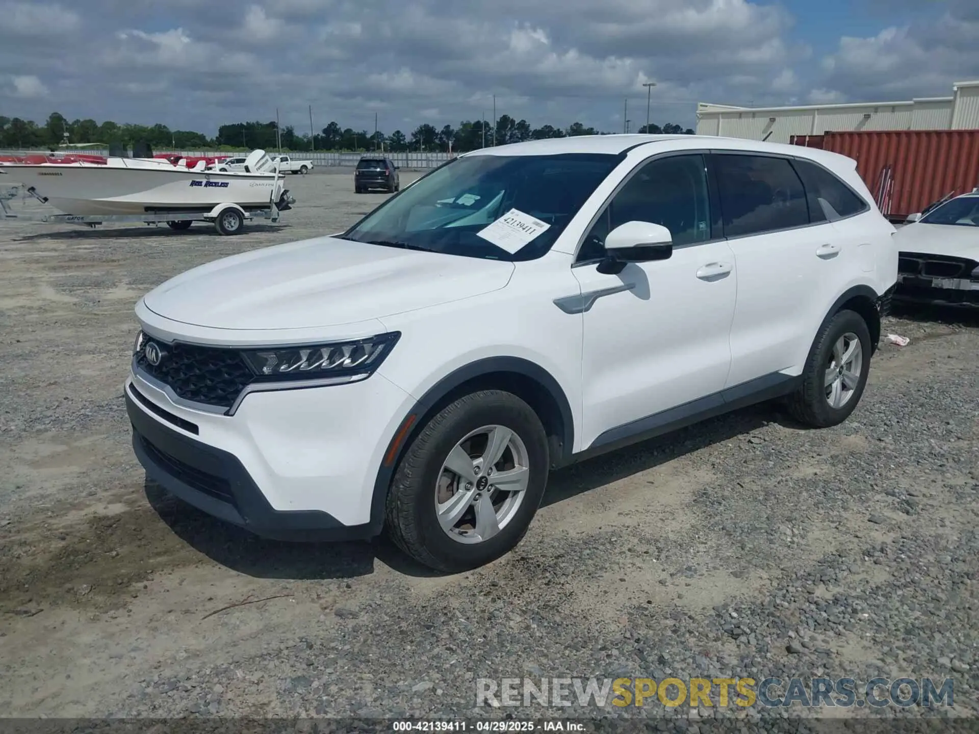 2 fotografías del automóvil dañado 5XYRG4LC6MG022343 KIA SORENTO 2021