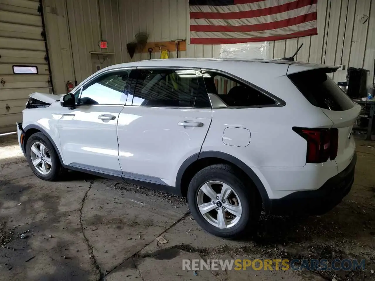 2 fotografías del automóvil dañado 5XYRG4LC6MG067363 KIA SORENTO 2021