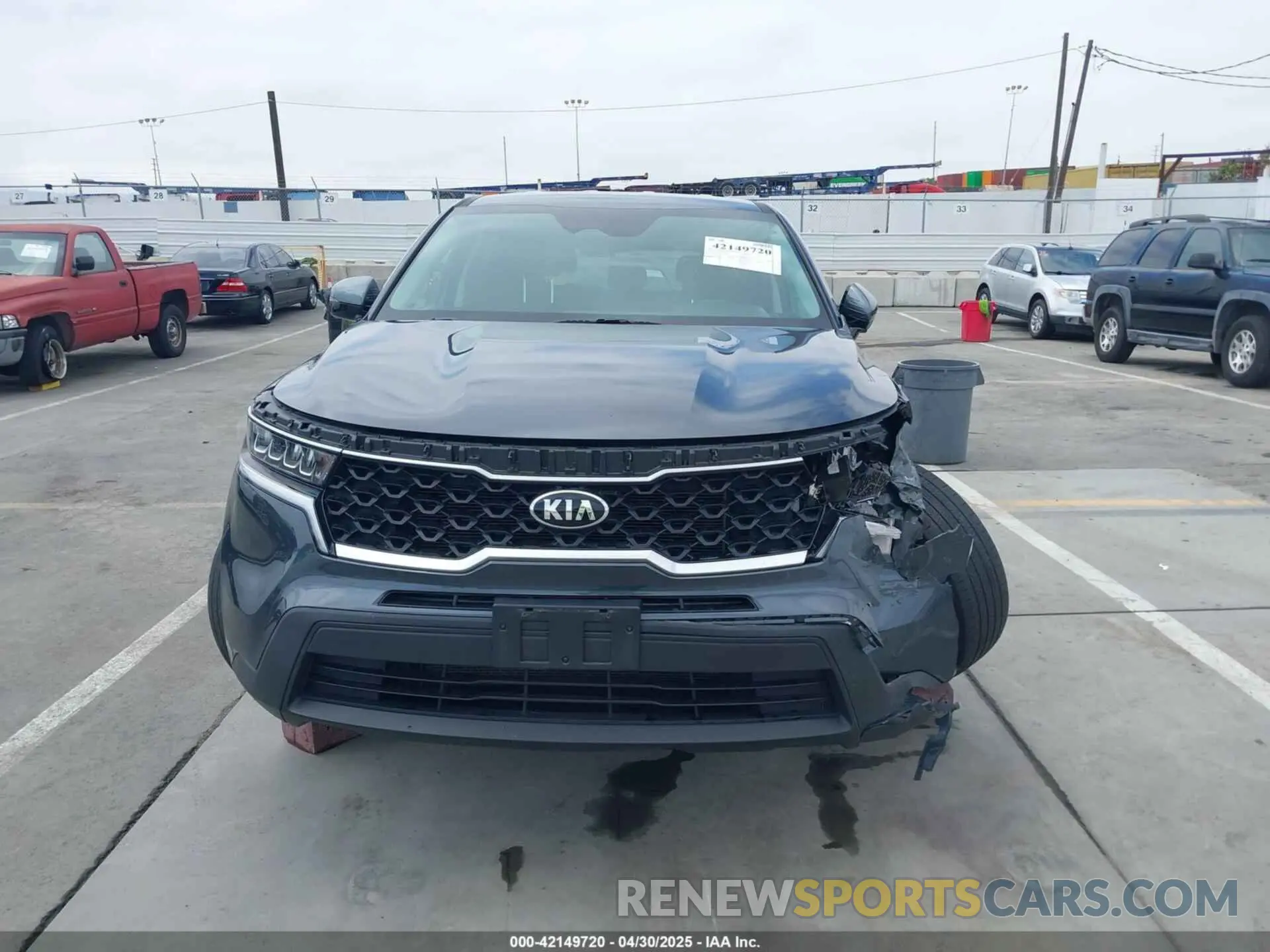 12 fotografías del automóvil dañado 5XYRG4LC7MG041273 KIA SORENTO 2021