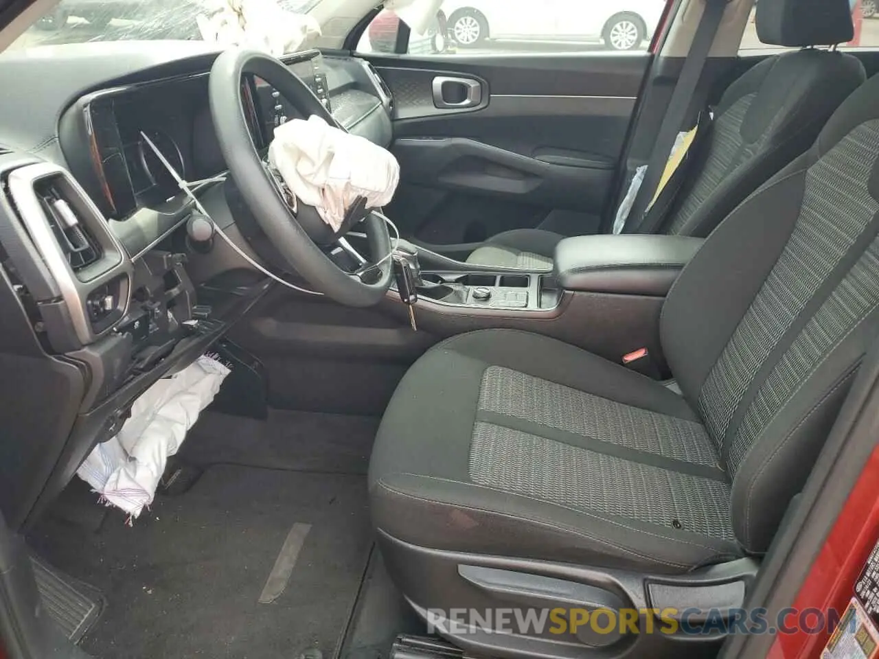 7 fotografías del automóvil dañado 5XYRG4LC8MG026085 KIA SORENTO 2021