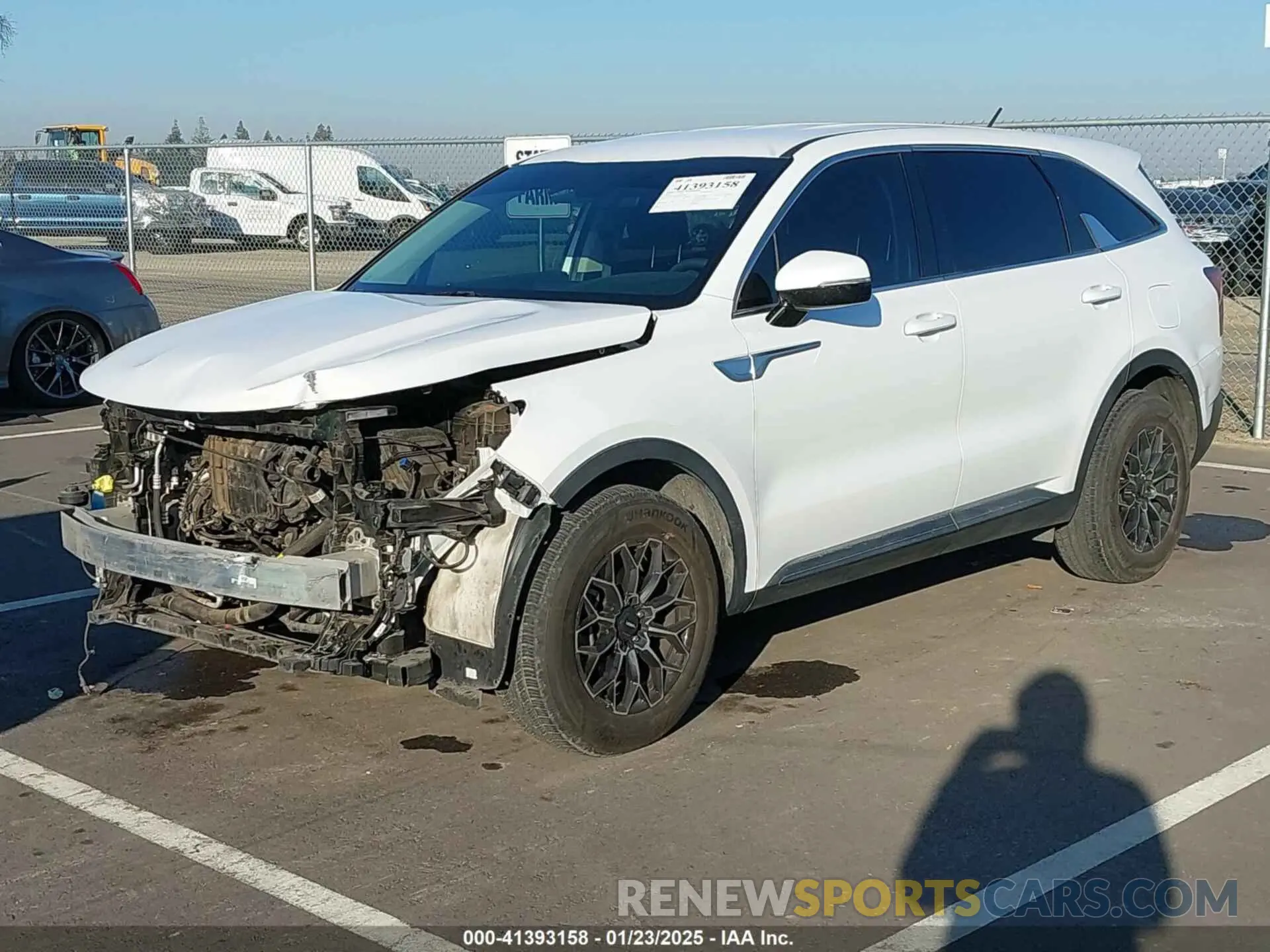 2 fotografías del automóvil dañado 5XYRG4LC8MG029052 KIA SORENTO 2021