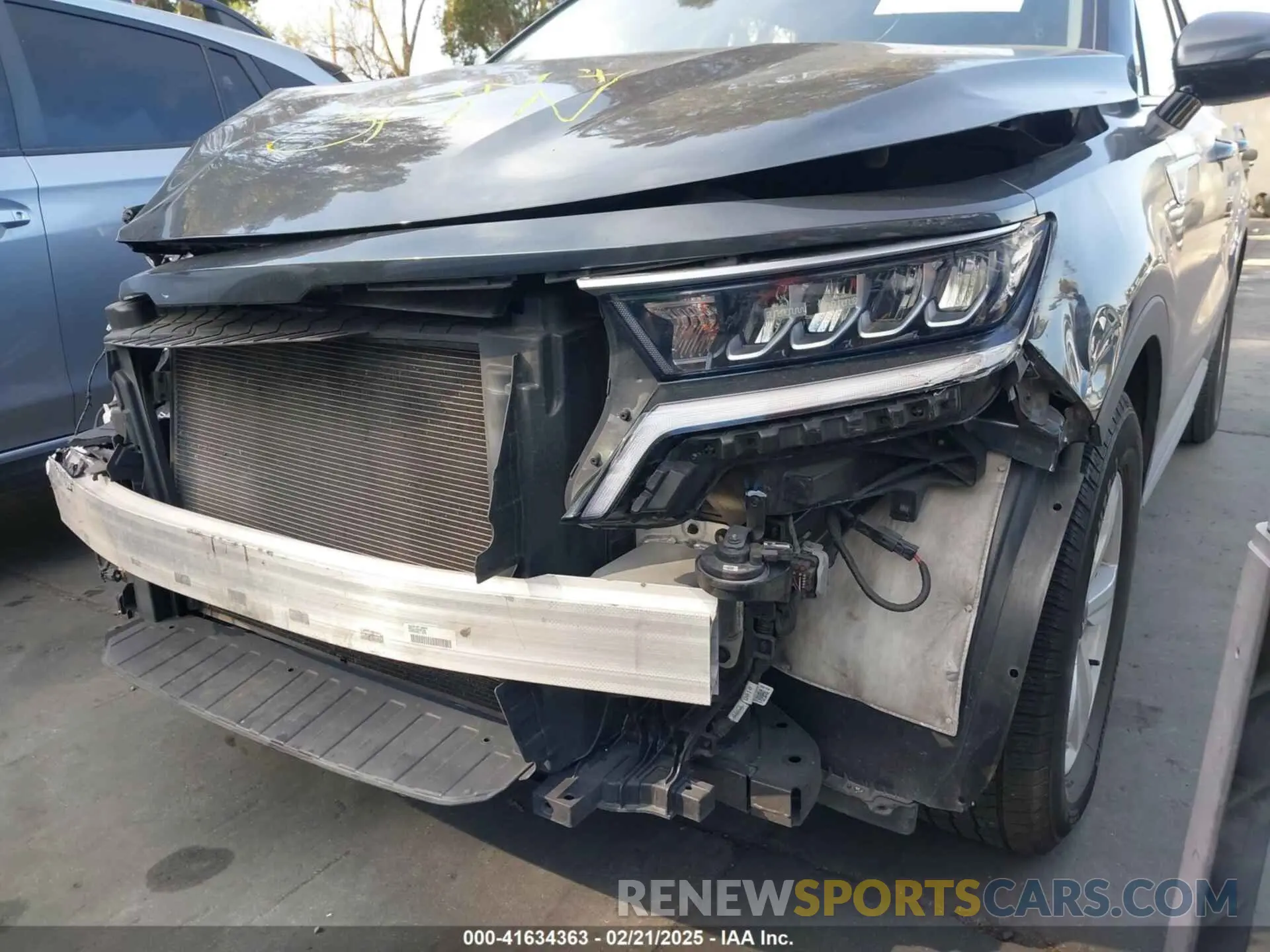 6 fotografías del automóvil dañado 5XYRG4LC9MG040500 KIA SORENTO 2021