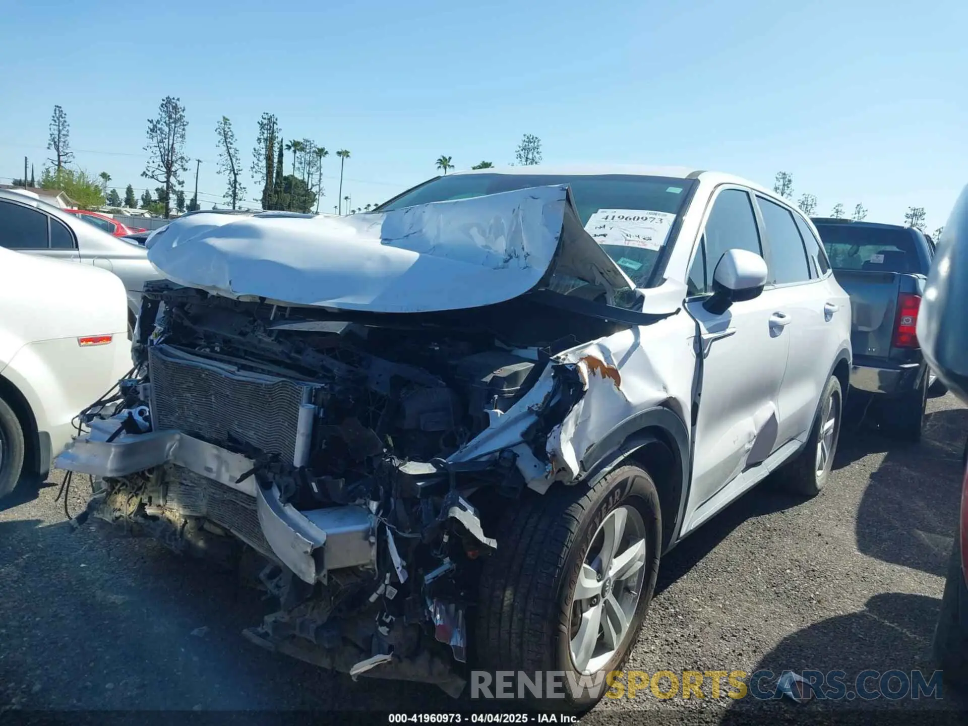 14 fotografías del automóvil dañado 5XYRG4LCXMG007814 KIA SORENTO 2021