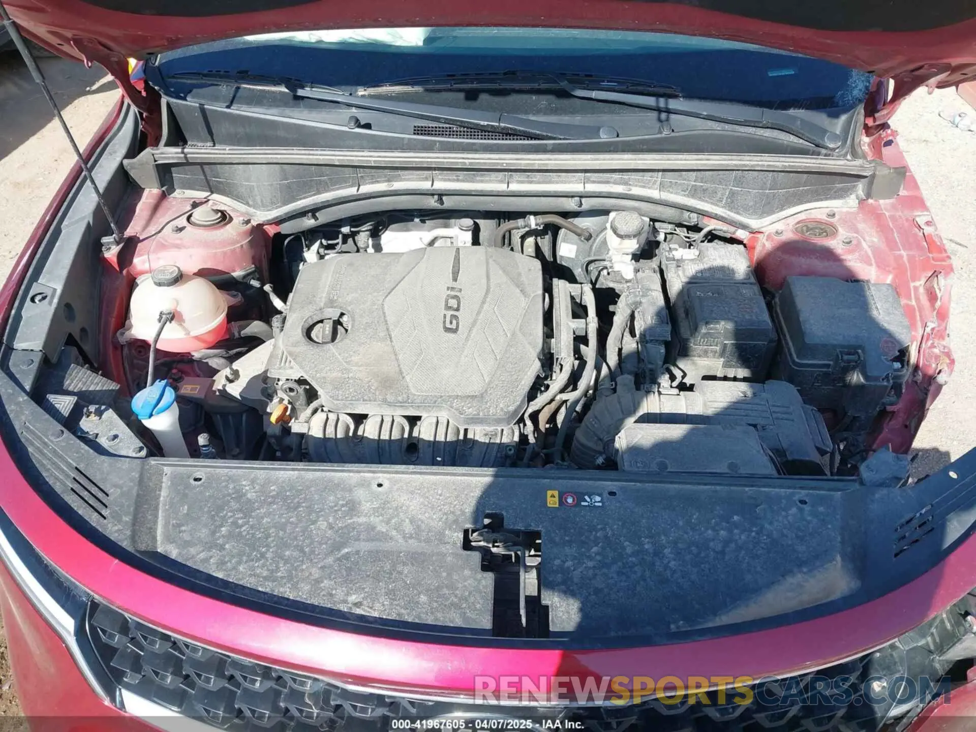 10 fotografías del automóvil dañado 5XYRG4LCXMG037993 KIA SORENTO 2021