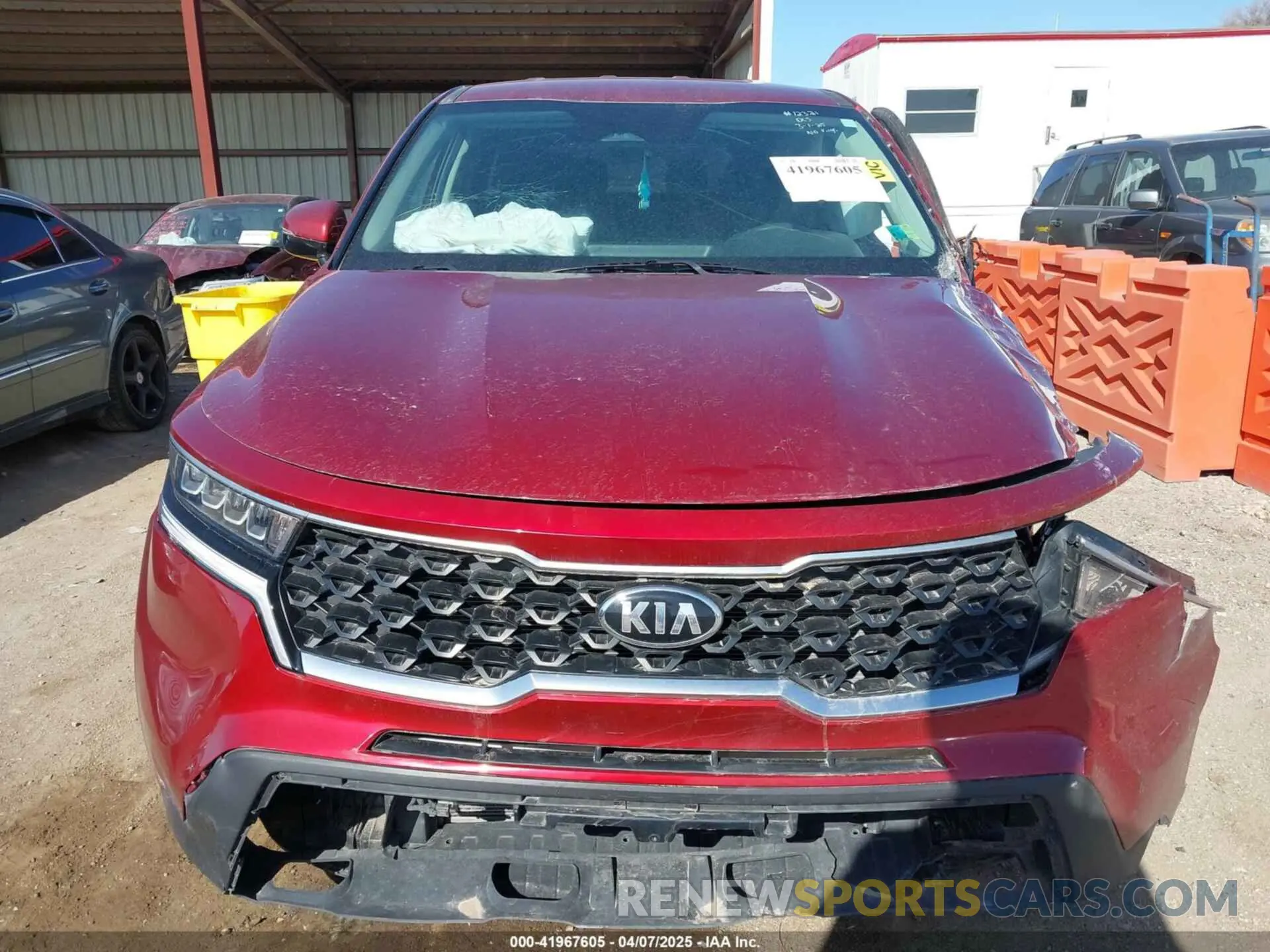 13 fotografías del automóvil dañado 5XYRG4LCXMG037993 KIA SORENTO 2021