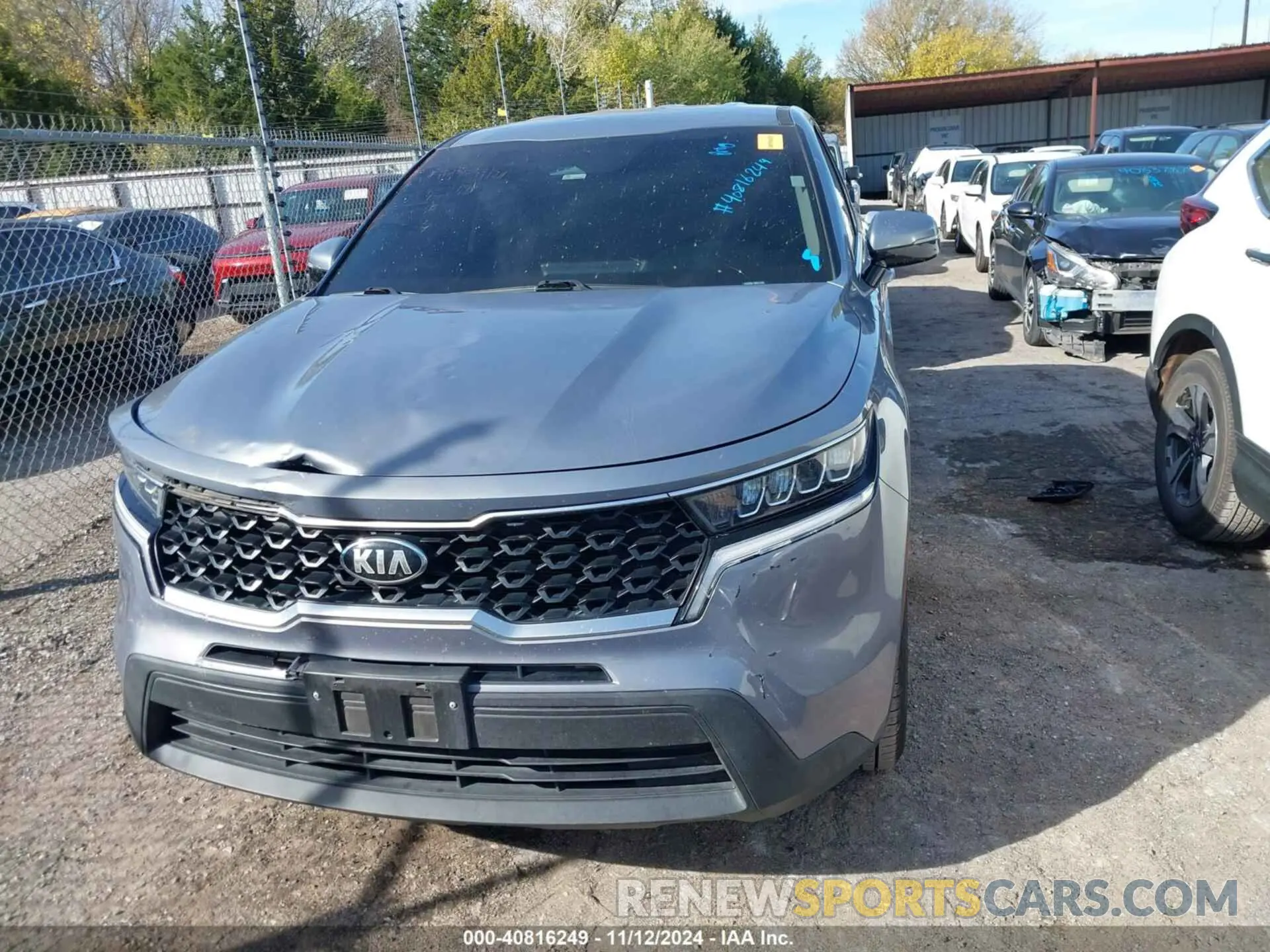 12 fotografías del automóvil dañado 5XYRGDLC3MG017343 KIA SORENTO 2021