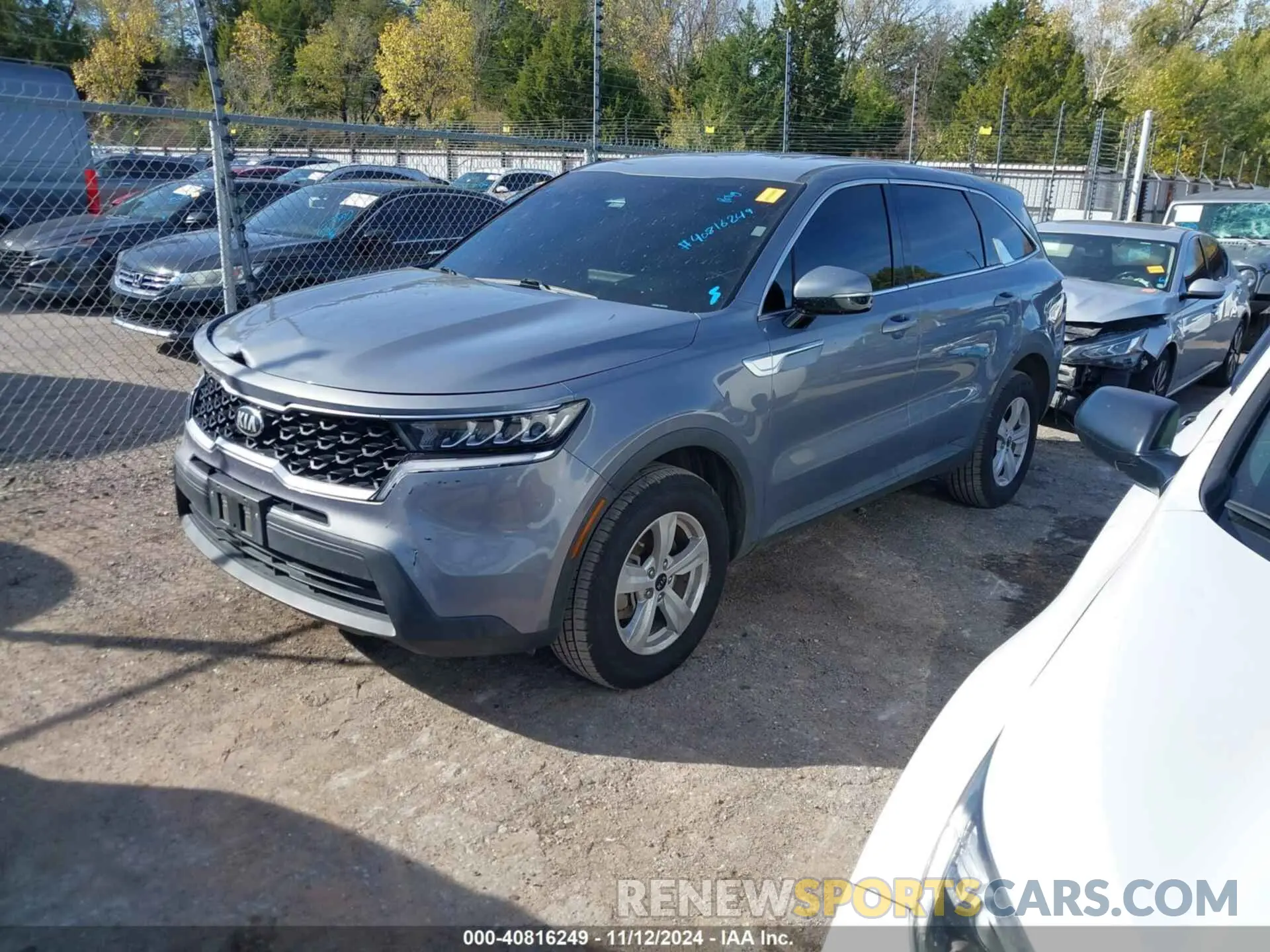 2 fotografías del automóvil dañado 5XYRGDLC3MG017343 KIA SORENTO 2021