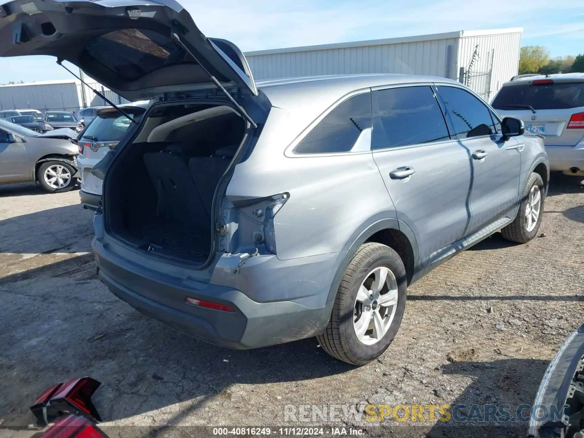 4 fotografías del automóvil dañado 5XYRGDLC3MG017343 KIA SORENTO 2021