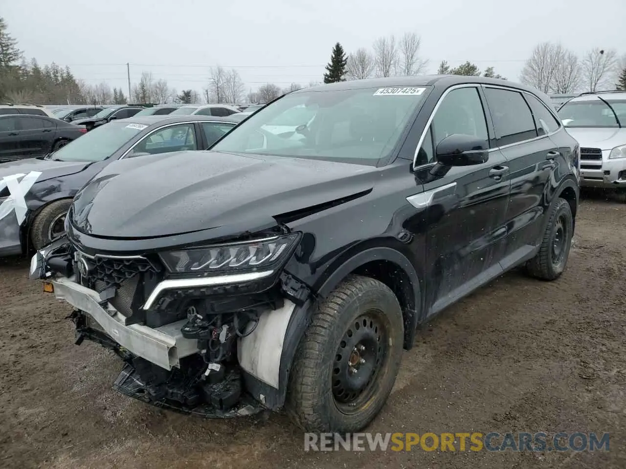 1 fotografías del automóvil dañado 5XYRGDLC4MG003435 KIA SORENTO 2021
