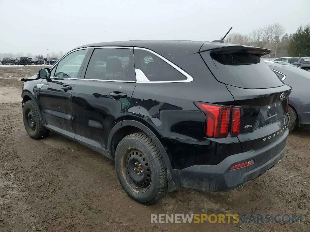 2 fotografías del automóvil dañado 5XYRGDLC4MG003435 KIA SORENTO 2021