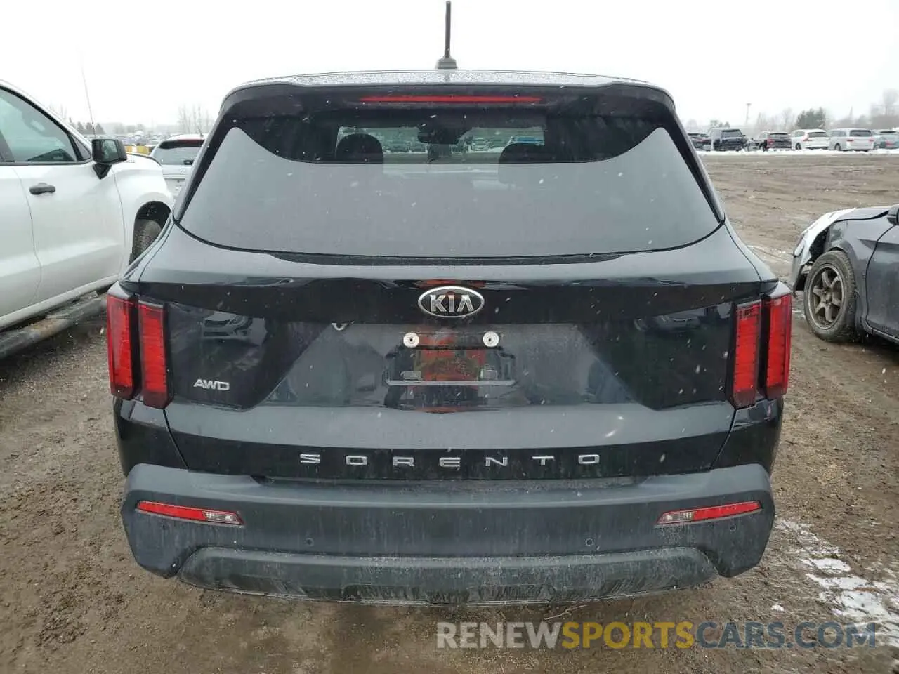 6 fotografías del automóvil dañado 5XYRGDLC4MG003435 KIA SORENTO 2021