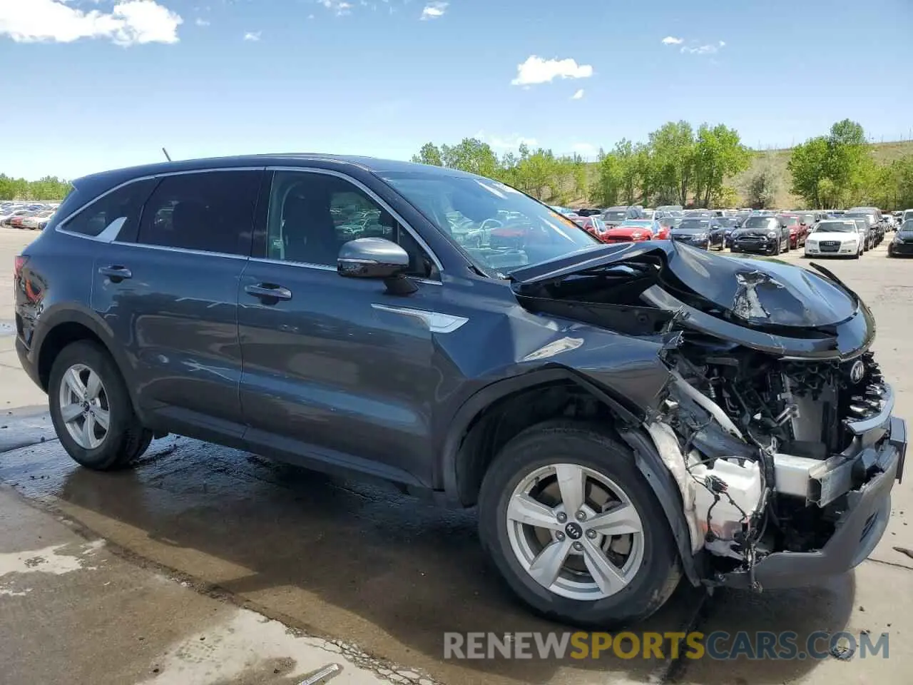4 fotografías del automóvil dañado 5XYRGDLC4MG018310 KIA SORENTO 2021