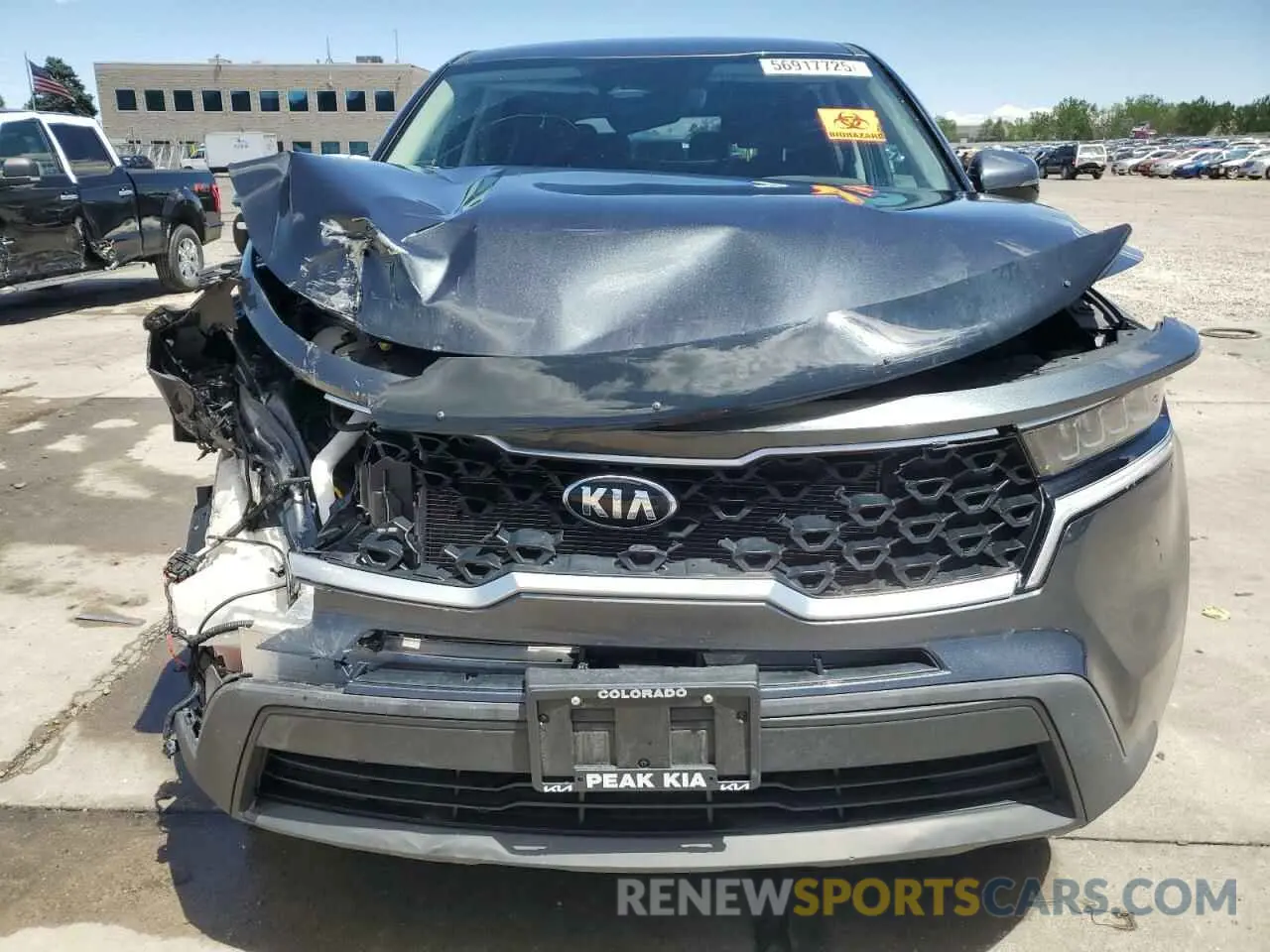 5 fotografías del automóvil dañado 5XYRGDLC4MG018310 KIA SORENTO 2021