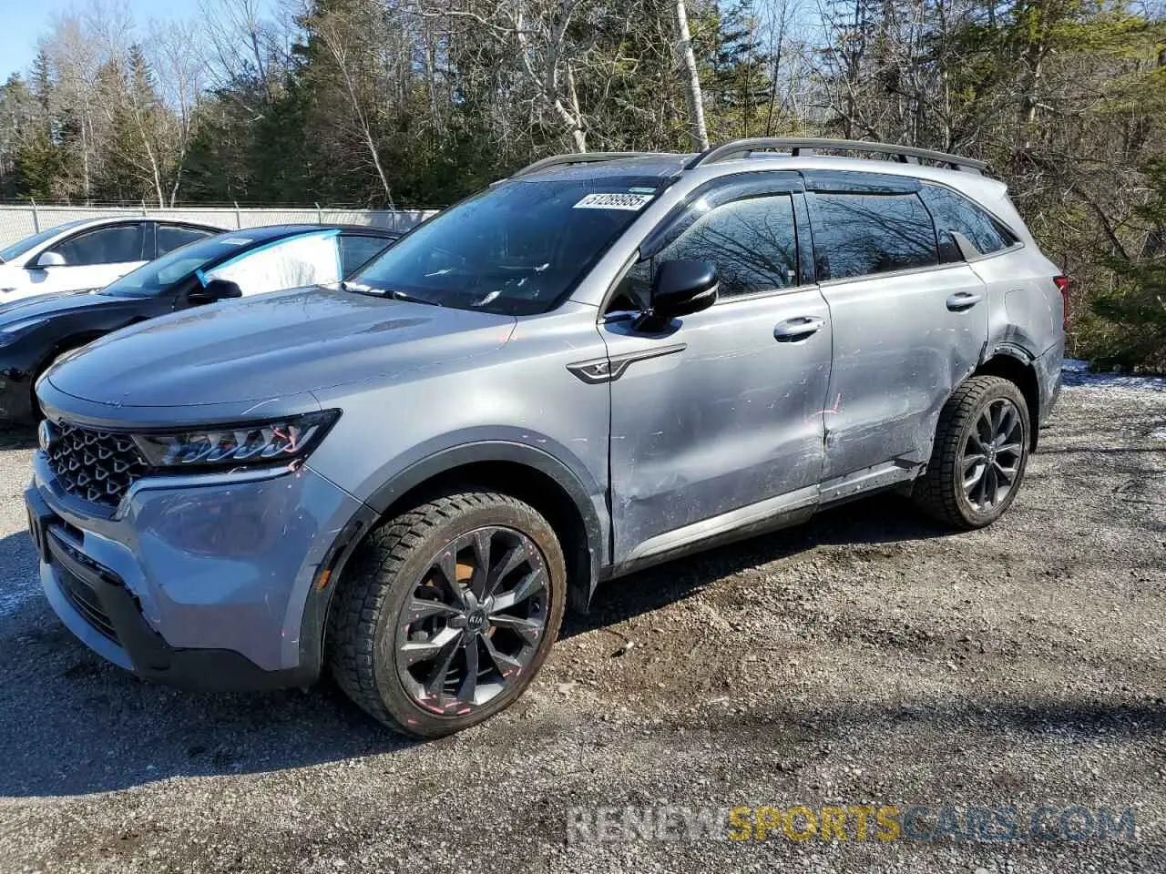 1 fotografías del automóvil dañado 5XYRGDLF9MG042094 KIA SORENTO 2021