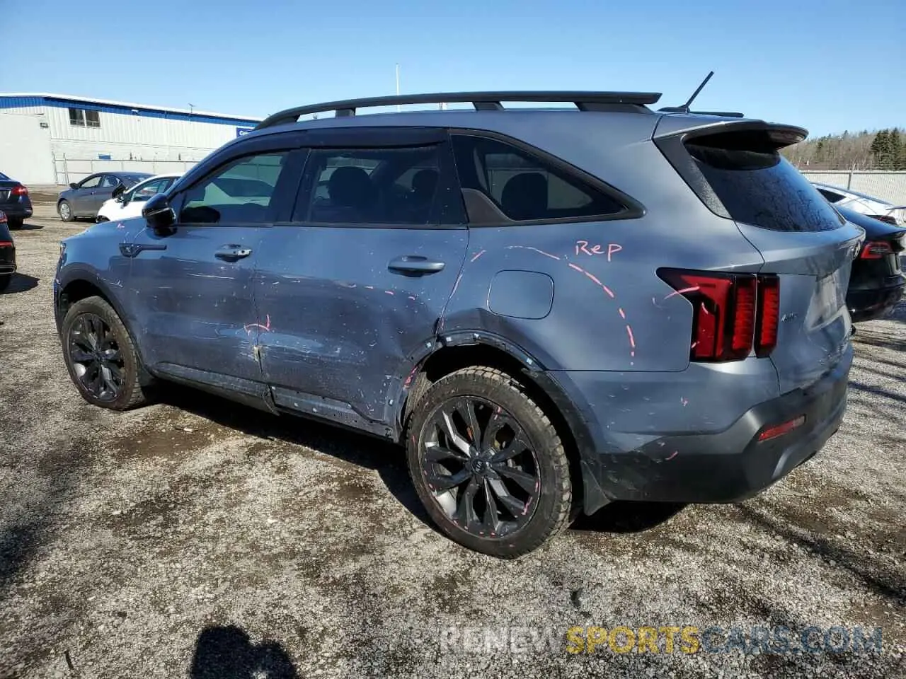 2 fotografías del automóvil dañado 5XYRGDLF9MG042094 KIA SORENTO 2021
