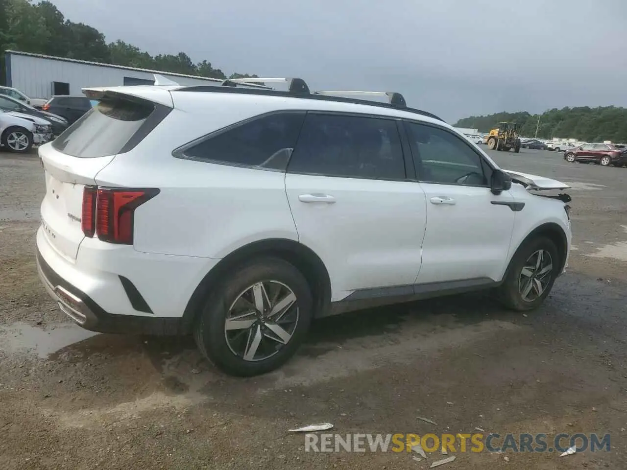 3 fotografías del automóvil dañado 5XYRH4LF4MG031145 KIA SORENTO 2021