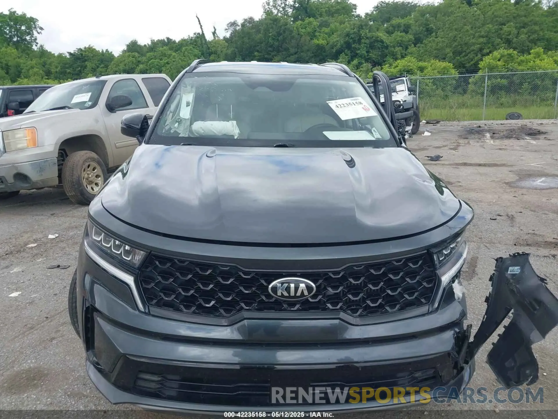 11 fotografías del automóvil dañado 5XYRH4LF4MG032974 KIA SORENTO 2021